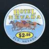 $1 Hotel Nevada Ely NV Dark Brown Horse