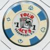 $1 Four Aces 3rd? issue Deadwood S.D.