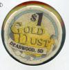 $1 Gold Dust 4th issue Deadwood S.D.