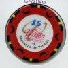 $5 Veneto Casino Republica de Panama