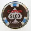 $100 Card Player Cruises Cruise Chip