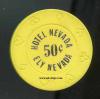 .50c Hotel Nevada Ely 7th issue 1990