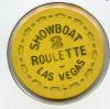 Showboat Roulette Yellow 2 1966