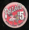 $5 Palace Hotel 1st issue Cripple Creek CO.