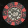 $100 Del Webs Sahara Reno Imitation 1990s