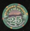 $25 Klondike Sunset Casino 1st issue 1999