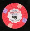 $5 Reno Hilton 3rd issue 1992