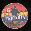 $5 Harrahs Happy New Year 1995 Lake Tahoe