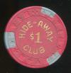 $1 Hide-Away Club 1st issue 1976