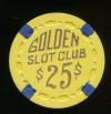 $25 Golden Slot Club 1st issue 1955