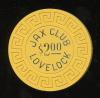 $2 Jax Club 1st issue 1980s Lovelock, NV.