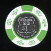 $1 Casino 93 4th issue 1980s