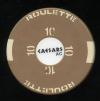 Caesars AC 3rd issue Roulette Brown Table 10