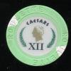 Caesars AC 2nd issue Green Table XII