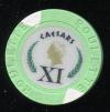 Caesars AC 2nd issue Green Table XI