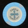 Trump Castle Roulette Lt. Blue 7 Diamonds