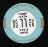 Trump Plaza 2nd issue Roulette Lt Blue Table 11