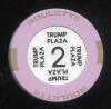 Trump Plaza 2nd issue Roulette Lavender Table 2