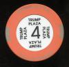 Trump Plaza 2nd issue Roulette Orange Table 4