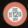 Trump Plaza 2nd issue Roulette Orange Table 12