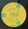 $5 Tony's Club 1st issue 1954
