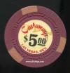 $5 Castaways 1st issue 1963 ZAB & Circle Cancelation 