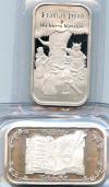 Postal Express Franklin Hood & His Merry Monsters 1 OZ silver Bar