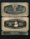 Trust Company Bank Atlanta Georgia Franklin Mint 1000 Grains = 2+ Troy Ounces Sterling Silver