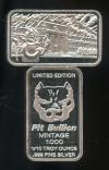 PIT BULLION Fun With Willy Federal Reserve Limited 1/10th OZ 999 Fine silver Bar
