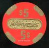 $5 Harvey's Oversized Baccarat 1986
