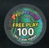$100 Peppermill Oversized Free Play 2007