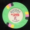 $25 Riviera 16th issue Oversized Baccarat 1992