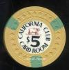 $1 California Club Card Room 1957