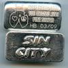 Hayleybug Mint SIN CITY made for Vegas Show #3/9 RARE 100 grams .999 Fine silver