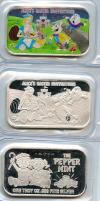 The Pepper Mint's Alice's Easter EggVentures 2 Bar Set of 2-1-oz. .999 Fine Silver