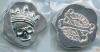1 OZ. Reckless Metals Heavy is the Skull Silver Round