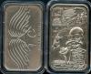 1 OZ Stache Raider Silver Taco Gus Fink Collab #1 of 4 Antiqued .999 fine silver