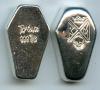 1 OZ Reckless Metals Coffin New Logo August 2023 .999 Fine Silver
