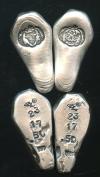 1/2oz x2 Halloween Coffin set Barrely Living Matching Numbers 1oz total .999 fine Silver set.