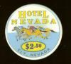 $1 Hotel Nevada Ely NV Light Brown Horse