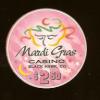 $2.50 mardi Gras casino Black Hawk CO. Edge says Open March 2000