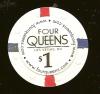 $1 Four Queens Red White and Blue 