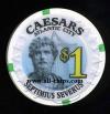 CAE-1c $1 Caesars 2nd issue