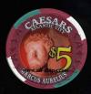 CAE-5c $5 Caesars 3rd issue