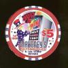 $5 Mahoneys Silver Nugget 4th of July 1997