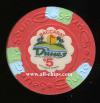 $5 Dunes 16th issue Baccarat