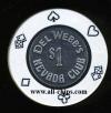 $1 Del Webbs Nevada Club 1978