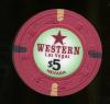 $5 Western New issue House Chip